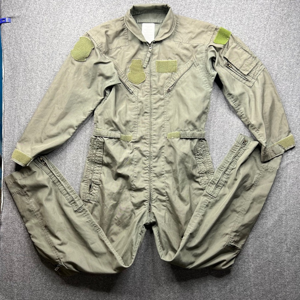Isratex Flight Suit Mens 40 Regular Green CWU-27/P Military Flyer Coveralls